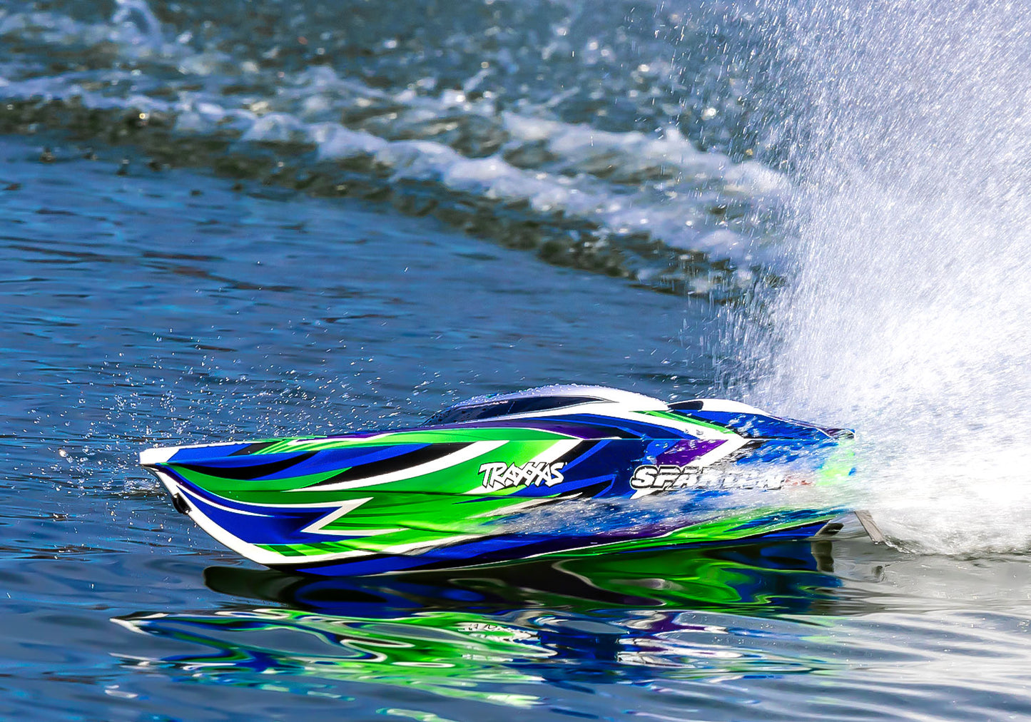 103076-4 Spartan SR 36" Brushless Boat Green Self Righting