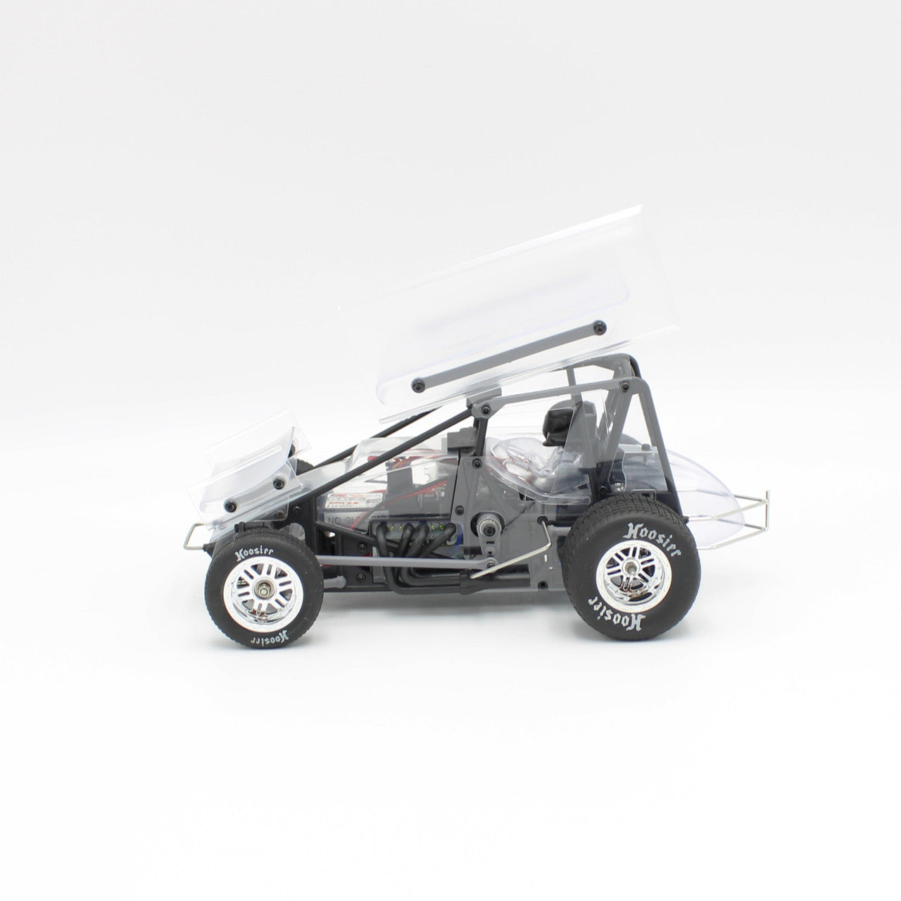 1RC Racing 1/18 Scale Sprint Car 4.0, Clear, RTR