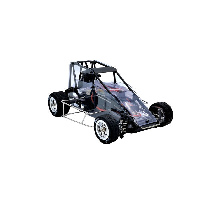 1RC Racing 1/18 Scale Midget 3.0, Clear, RTR