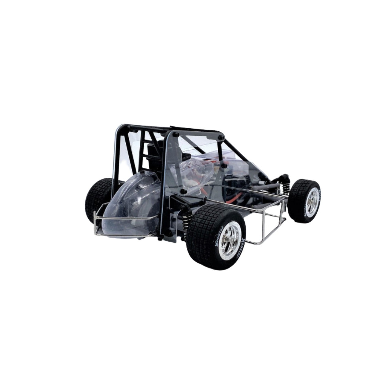 1RC Racing 1/18 Scale Midget 3.0, Clear, RTR