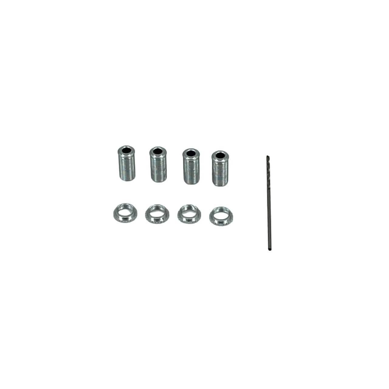 Threaded Alum Shock Body Set, Silver, 18th Scale (4)