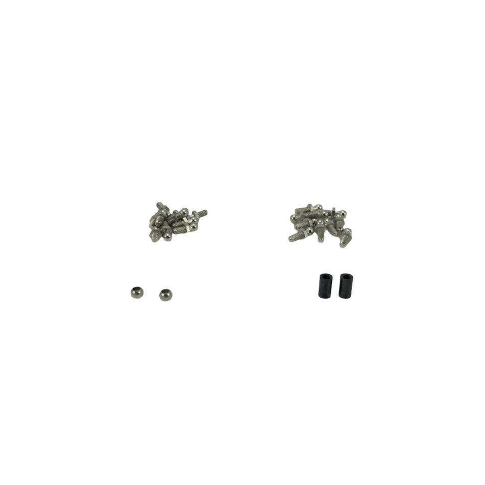 Ball Stud & Pivot Ball Set, 1/18 Mid, Spr, EDM, LM