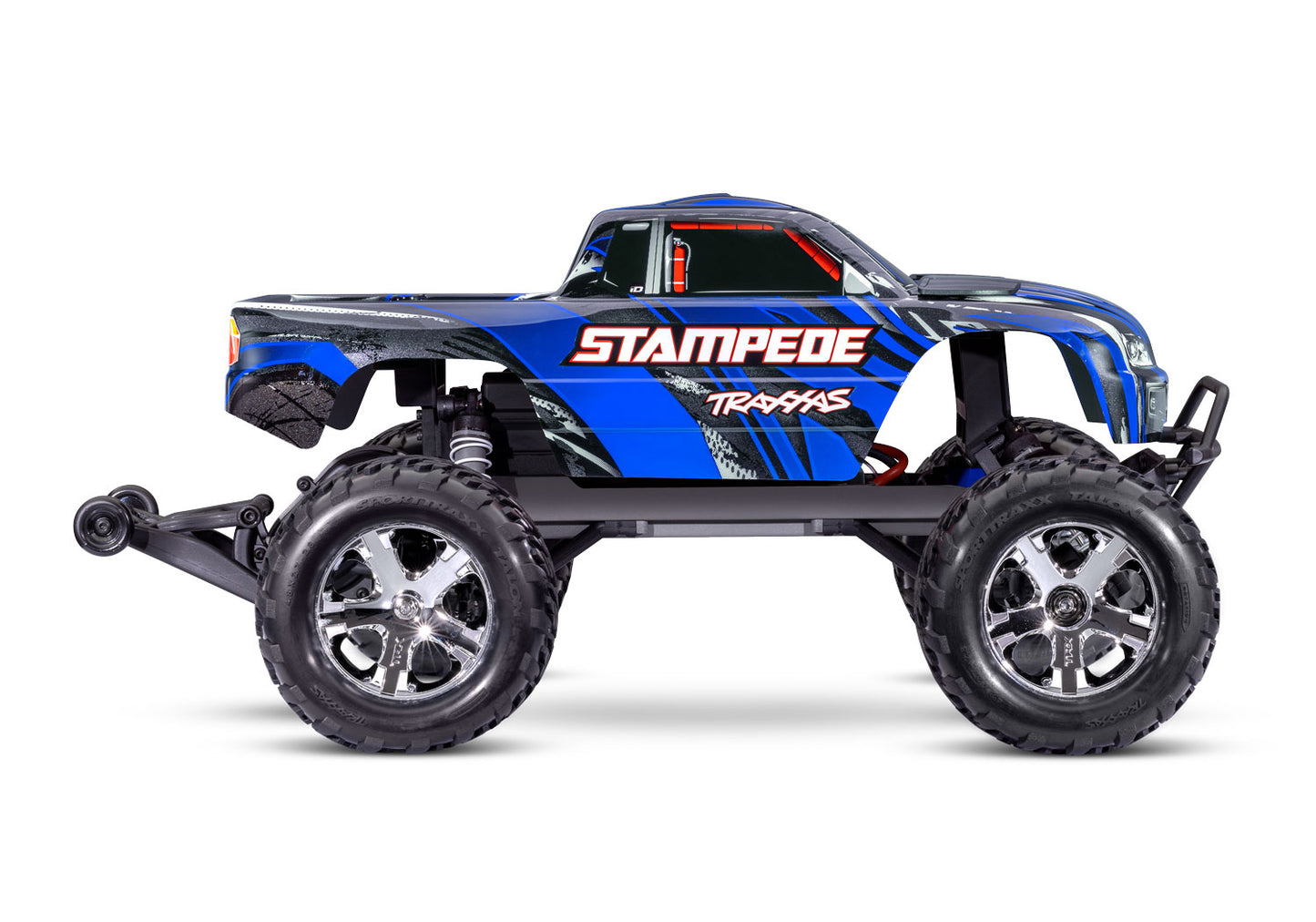 36254-8 Stampede: 1/10 Scale Monster Truck 2WD HD w/USB-C Blue