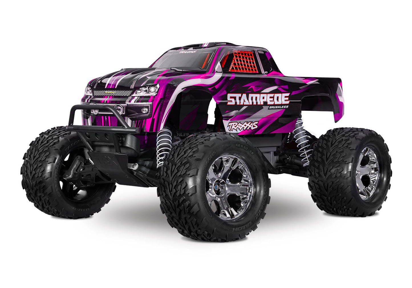 Stampede 2WD BL-2s HD Pink