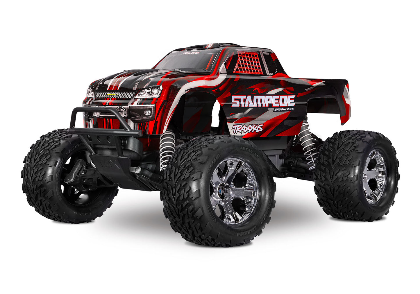 Stampede 2WD BL-2s HD Red