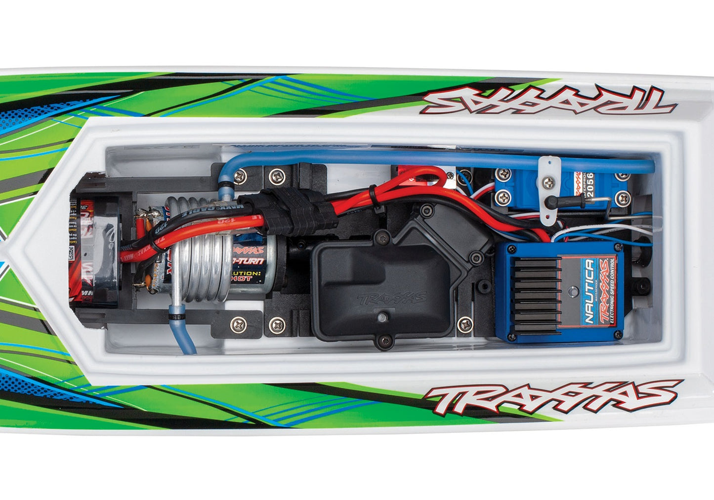 38104-8 Blast Race Boat USBC Green