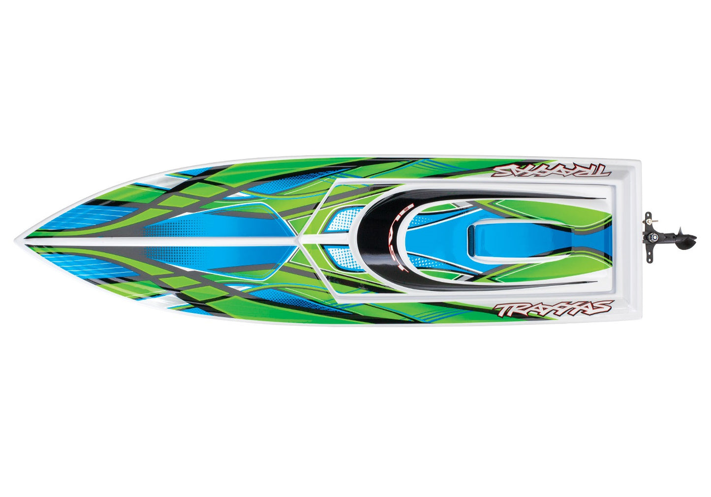 38104-8 Blast Race Boat USBC Green