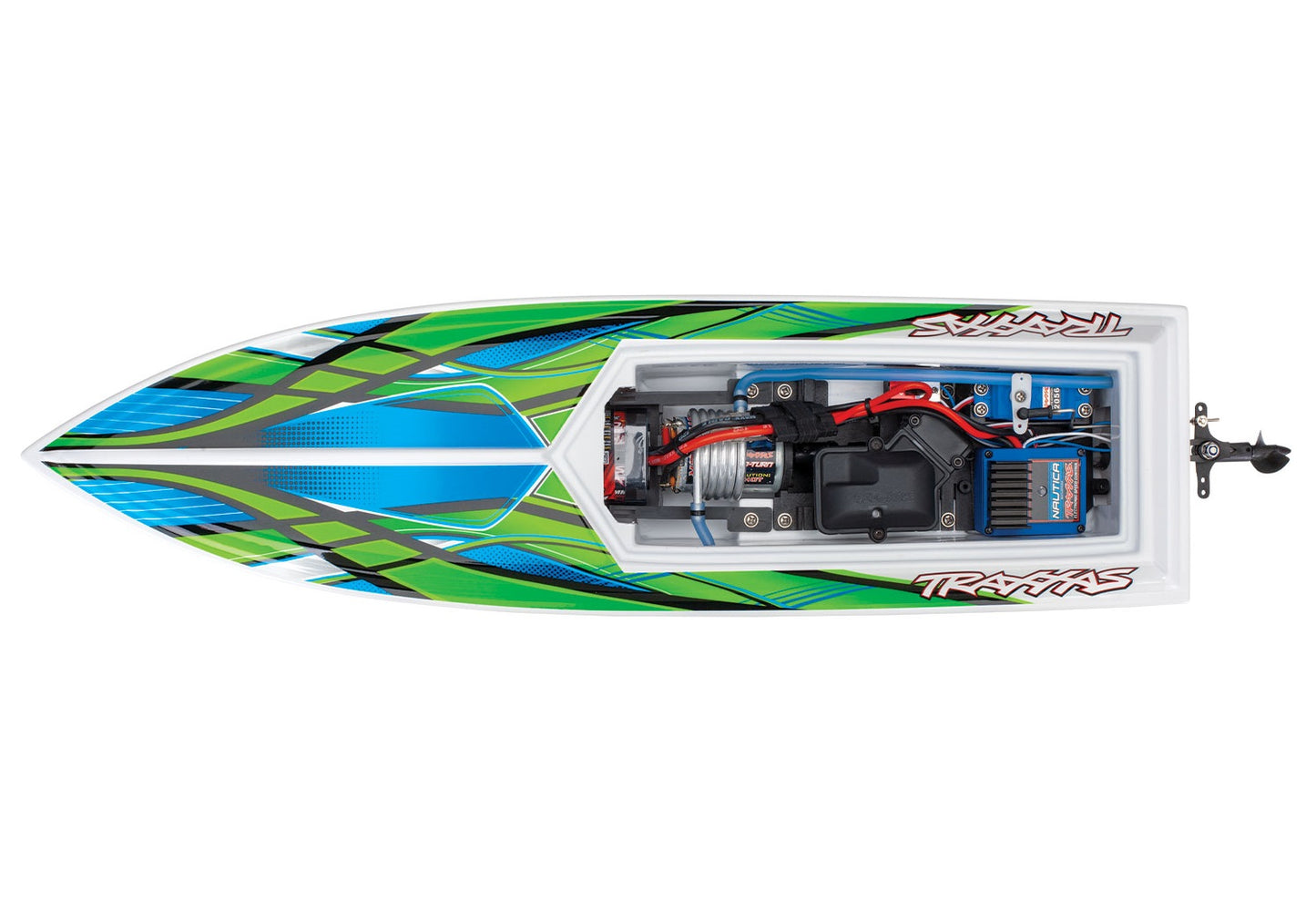 38104-8 Blast Race Boat USBC Green