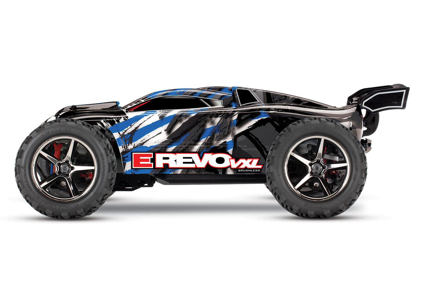 71076-8 Blue 1/16 Scale E-Revo VXL: 4X4 Brushless Monster Truck w/USB-C