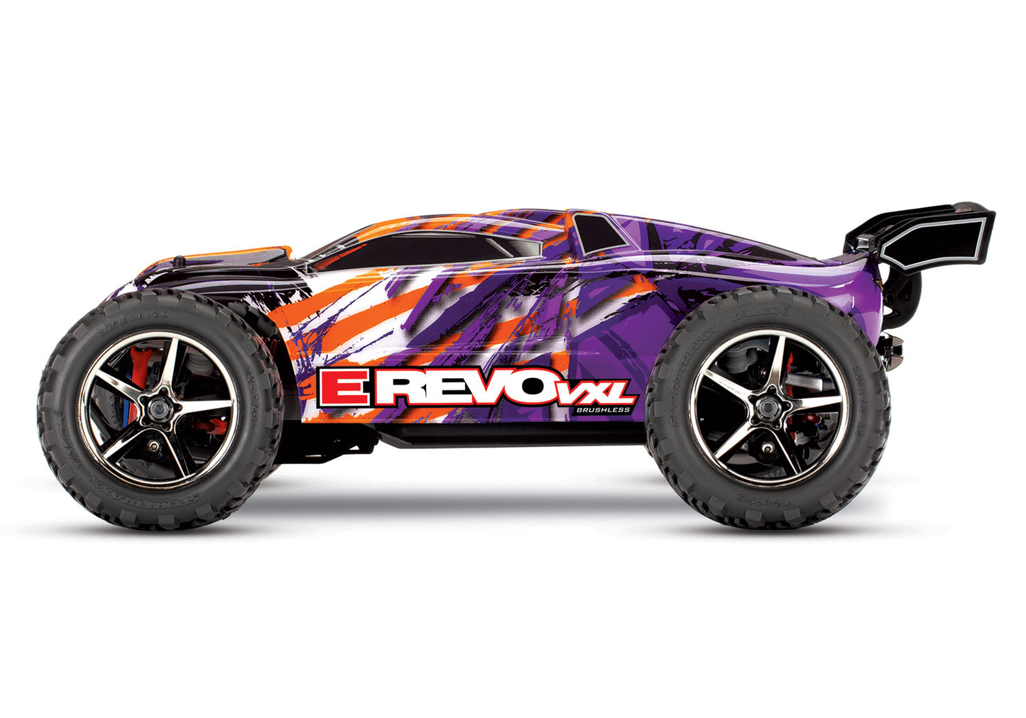 71076-8 Purple 1/16 Scale E-Revo VXL: 4X4 Brushless Monster Truck w/USB-C