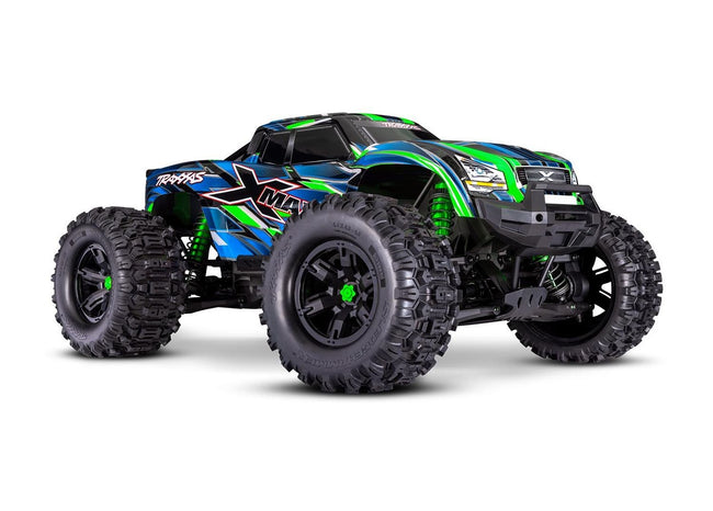 77096-4-GRN X-MAXX 8s Monster Truck with Belted tires