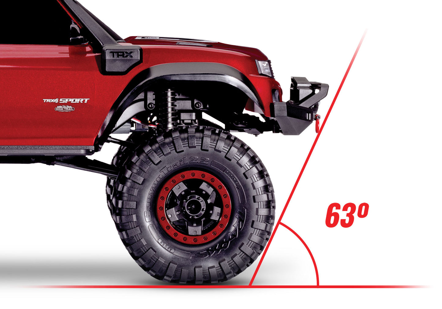 82044-4 TRX-4 Sport High Trail Edition Red