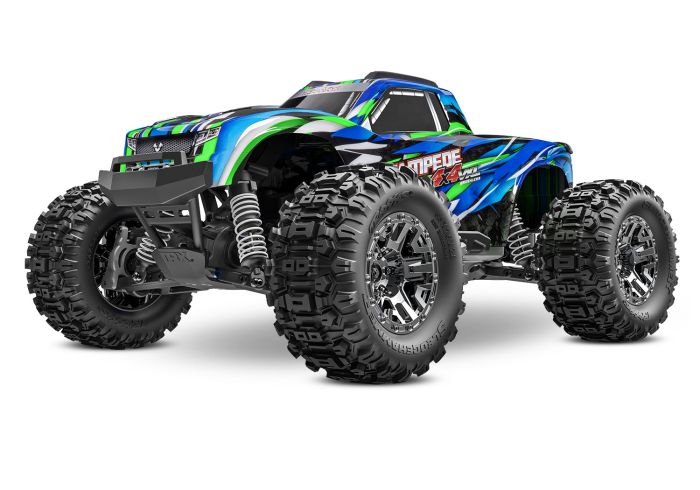 90376-4 1/10 Monster Truck Stampede 4X4 VXL Green