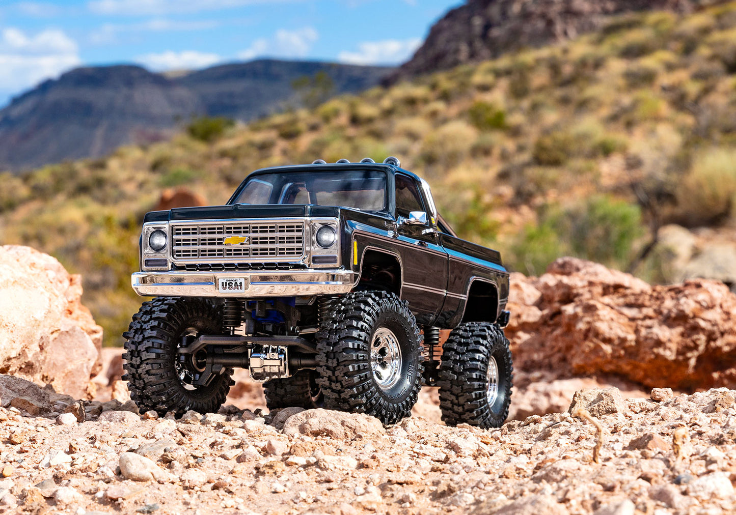 97064-1-BLK TRX-4M High Trail Black Traxxas Chevrolet K10 (97064-1)