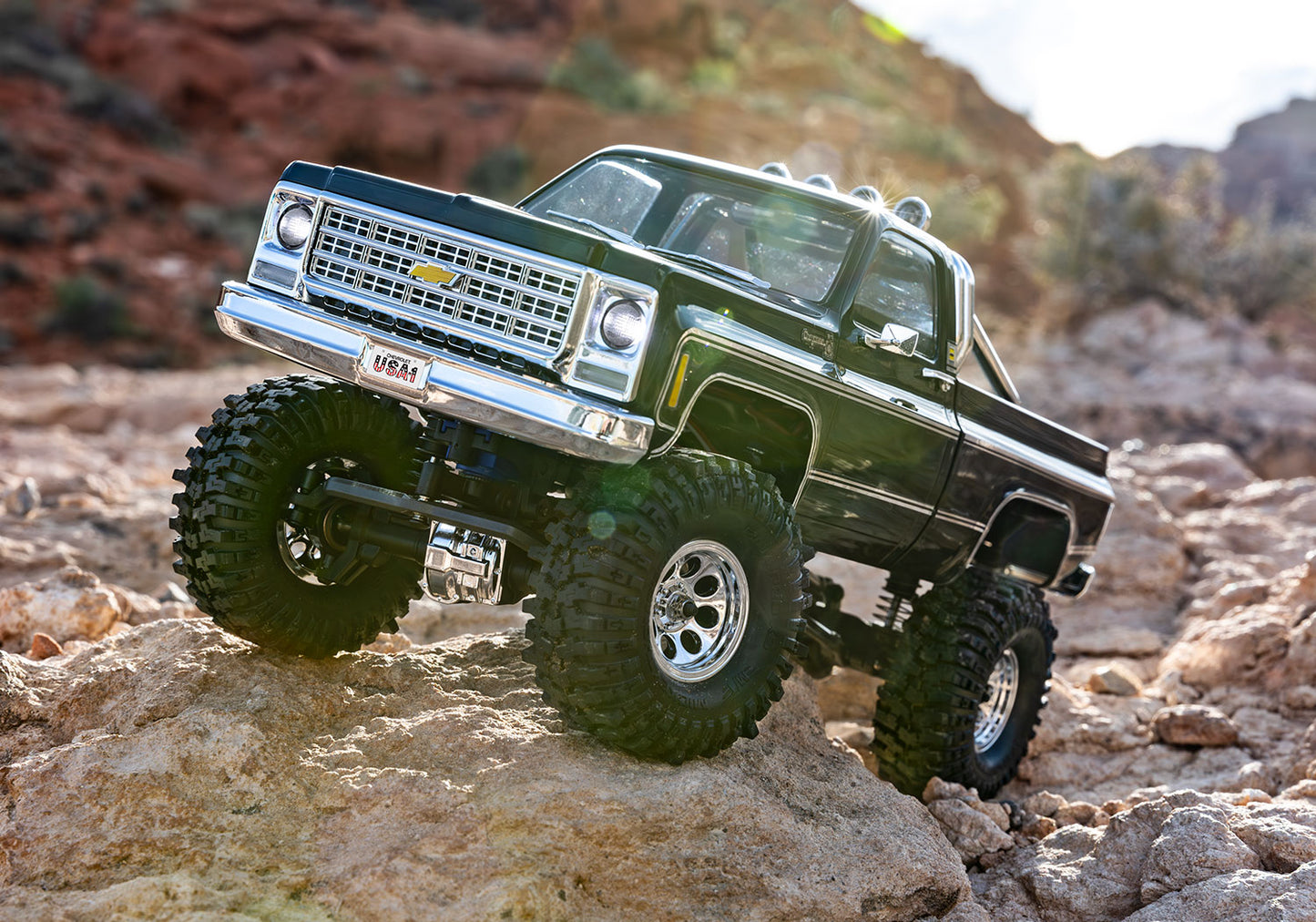 97064-1-BLK TRX-4M High Trail Black Traxxas Chevrolet K10 (97064-1)