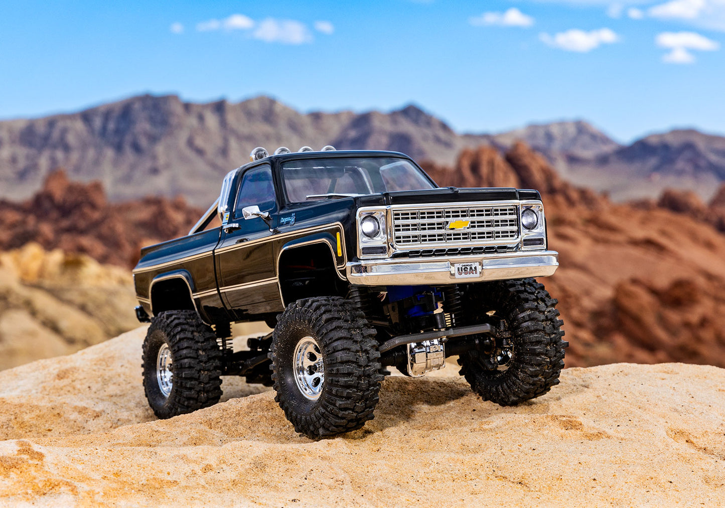 97064-1-BLK TRX-4M High Trail Black Traxxas Chevrolet K10 (97064-1)