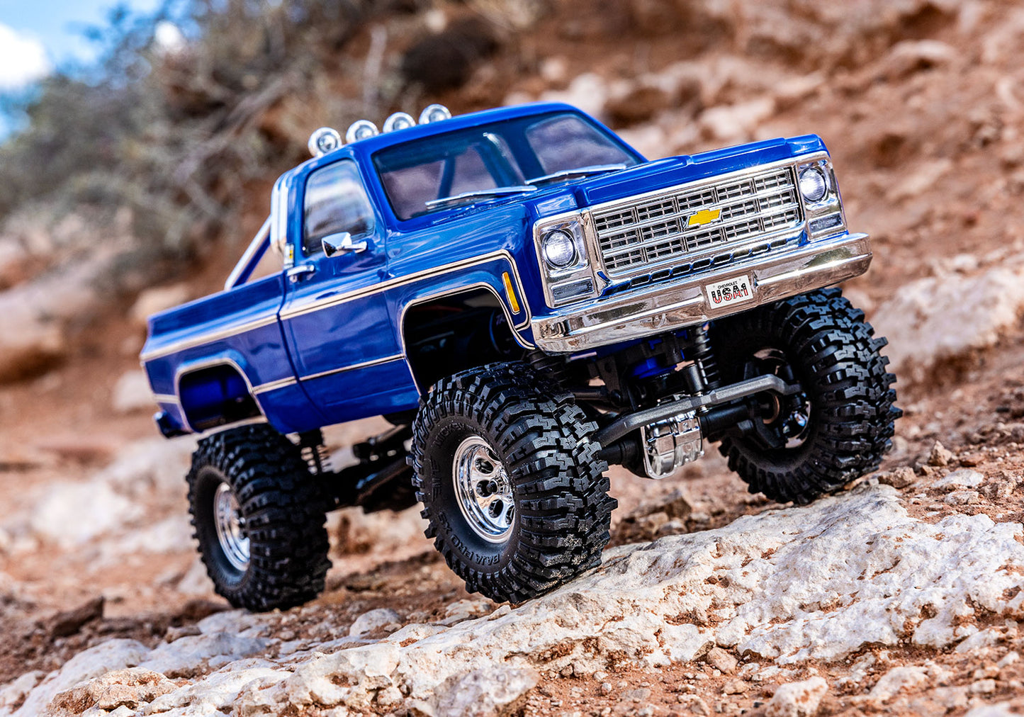 97064-1 TRX-4M Chevrolet K10 High Trail Edition Blue