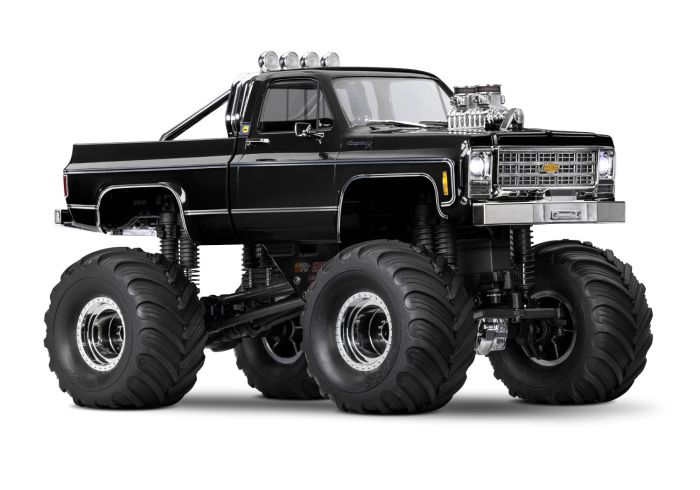 98064-1 1/18 Scale TRX-4MT Chevrolet K10 Monster Truck Black