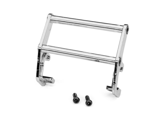 9833 Push bar, bumper, chrome (assembled) (fits #9834 bumper)