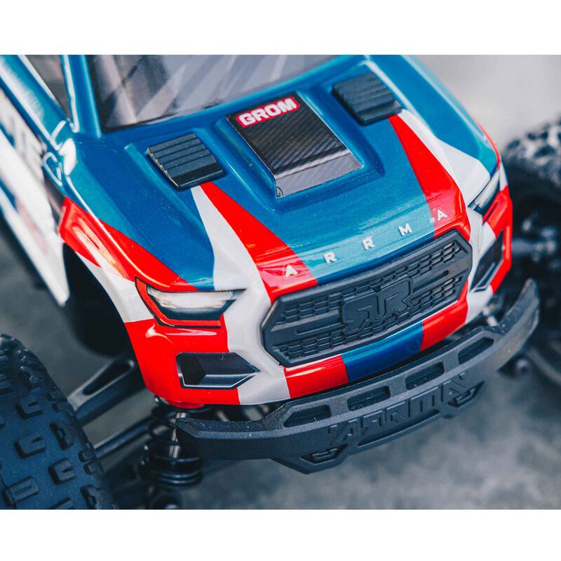 1/18 GRANITE GROM MEGA 380 Brushed 4X4 Monster Truck RTR with Battery & Charger, Blue