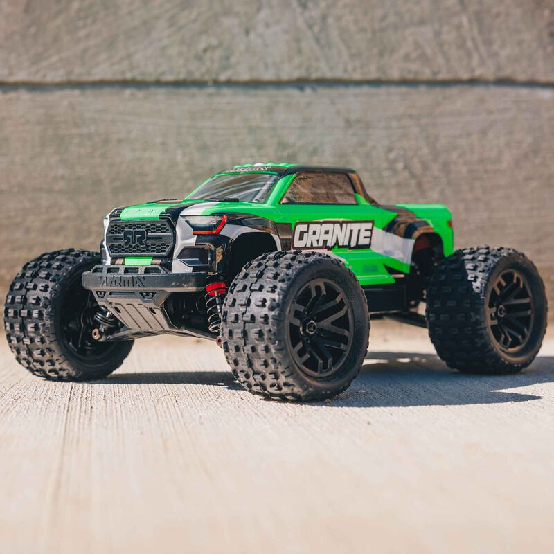 1/18 GRANITE GROM MEGA 380 Brushed 4X4 Monster Truck RTR with Battery & Charger, Green