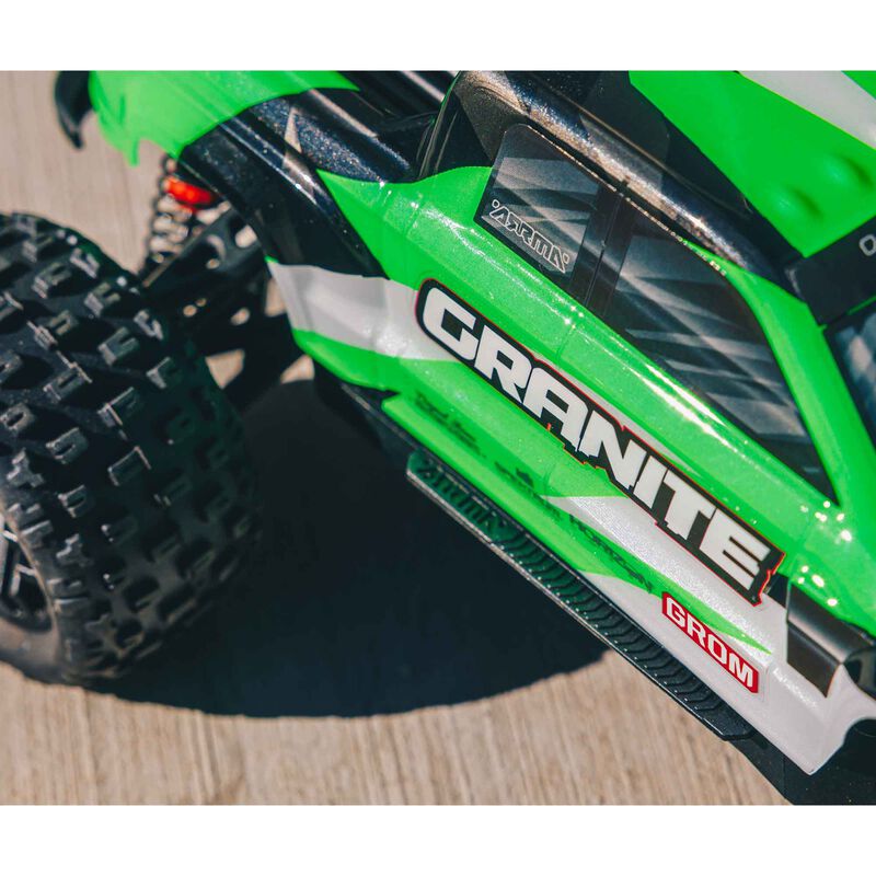 1/18 GRANITE GROM MEGA 380 Brushed 4X4 Monster Truck RTR with Battery & Charger, Green