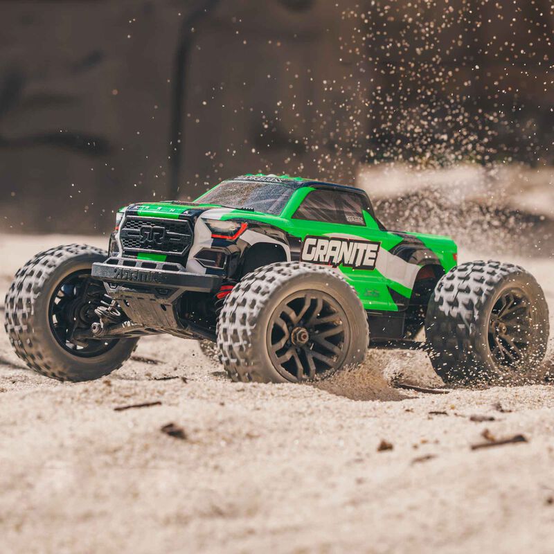 1/18 GRANITE GROM MEGA 380 Brushed 4X4 Monster Truck RTR with Battery & Charger, Green