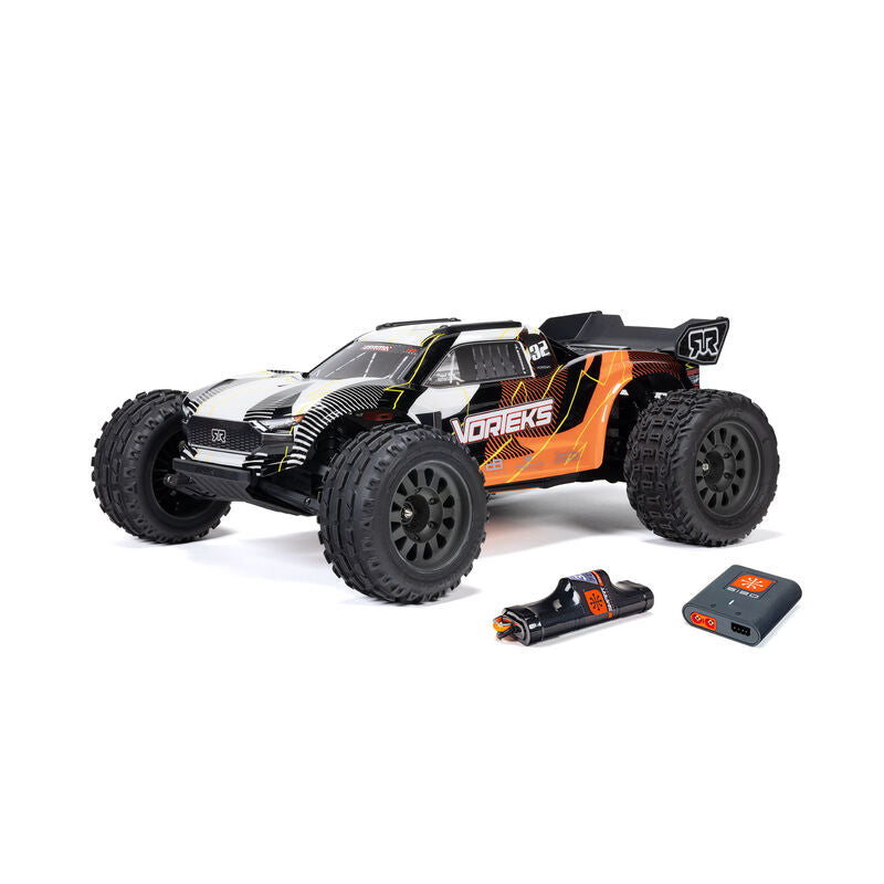 ARRMA 1/10 VORTEKS 2wd STADIUM TRUCK RTR WITH SMART BATTERY & CHARGER, ORANGE