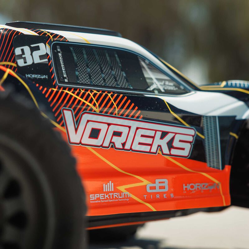 ARRMA 1/10 VORTEKS 2wd STADIUM TRUCK RTR WITH SMART BATTERY & CHARGER, ORANGE