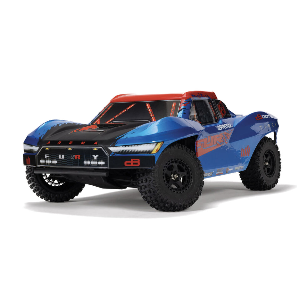 1/10 FURY 2wd 223S BLX Brushless Short Course Truck RTR with DSC, Blue