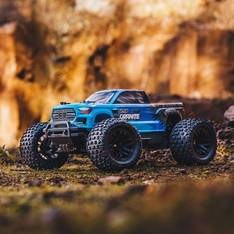 1/10 GRANITE 4X4 MEGA 550 Brushed Monster Truck RTR, Blue