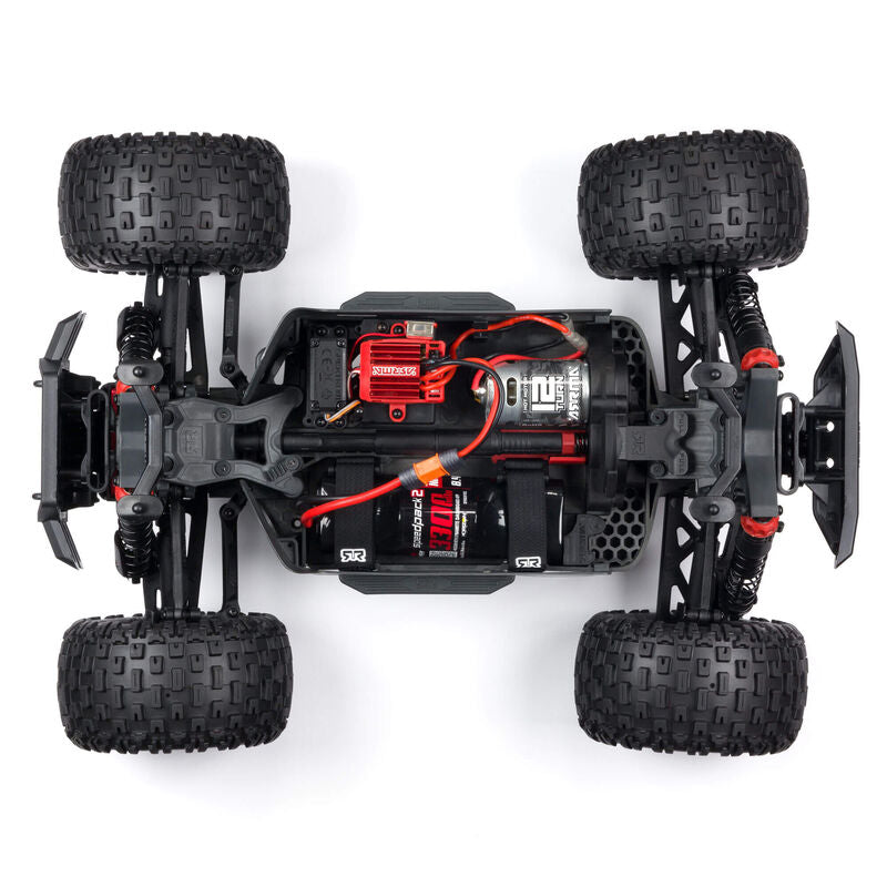 1/10 GRANITE 4X4 MEGA 550 Brushed Monster Truck RTR, Red