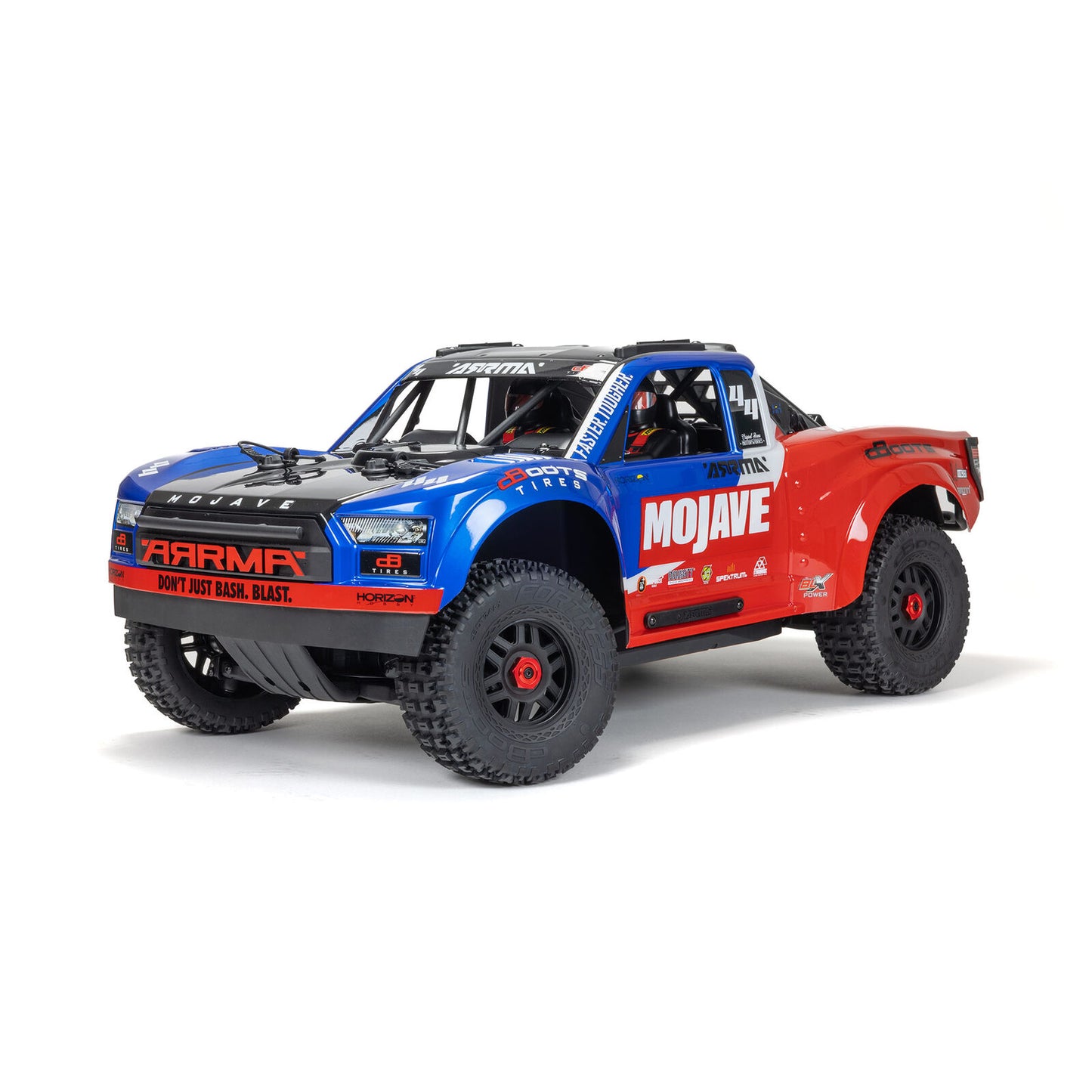 MOJAVE 4X4 4S BLX 1/8th Scale Desert Truck Blu/Red