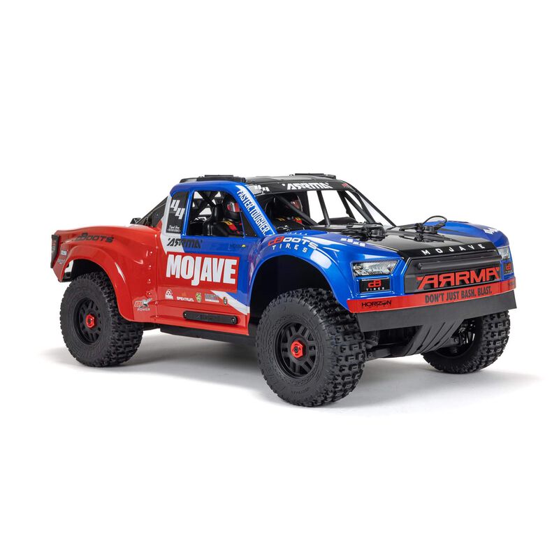 MOJAVE 4X4 4S BLX 1/8th Scale Desert Truck Blu/Red