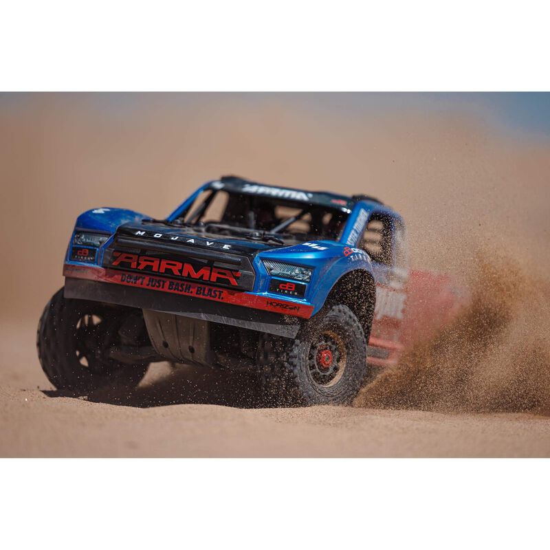 MOJAVE 4X4 4S BLX 1/8th Scale Desert Truck Blu/Red