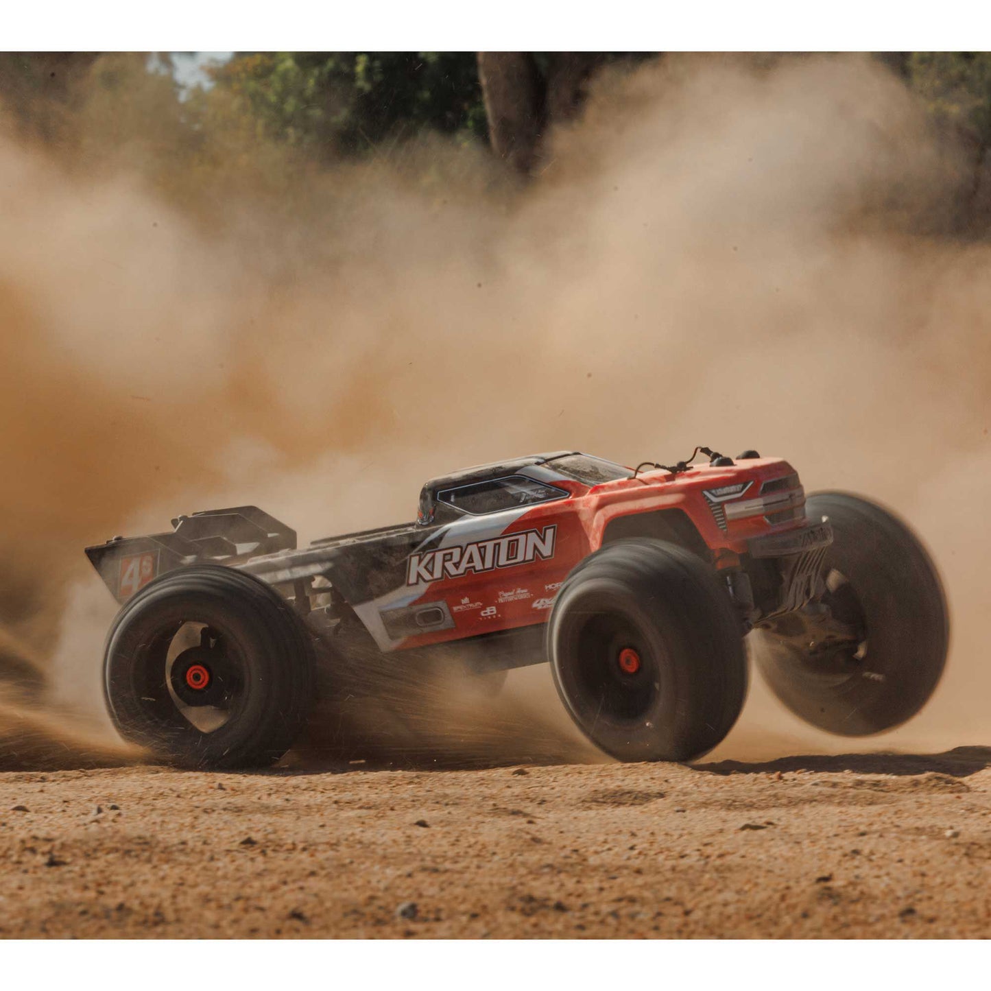 ARRMA Kraton 4X4 4S Brushless 1/10TH 4WD Speed monster truck (RED)