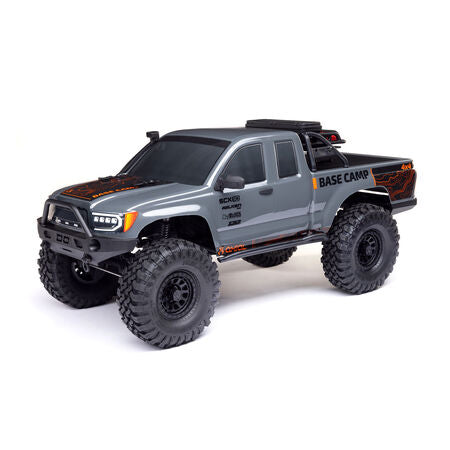 Axial 1/10 SCX10 III Base Camp 4X4 Rock Crawler Brushed RTR, Gray