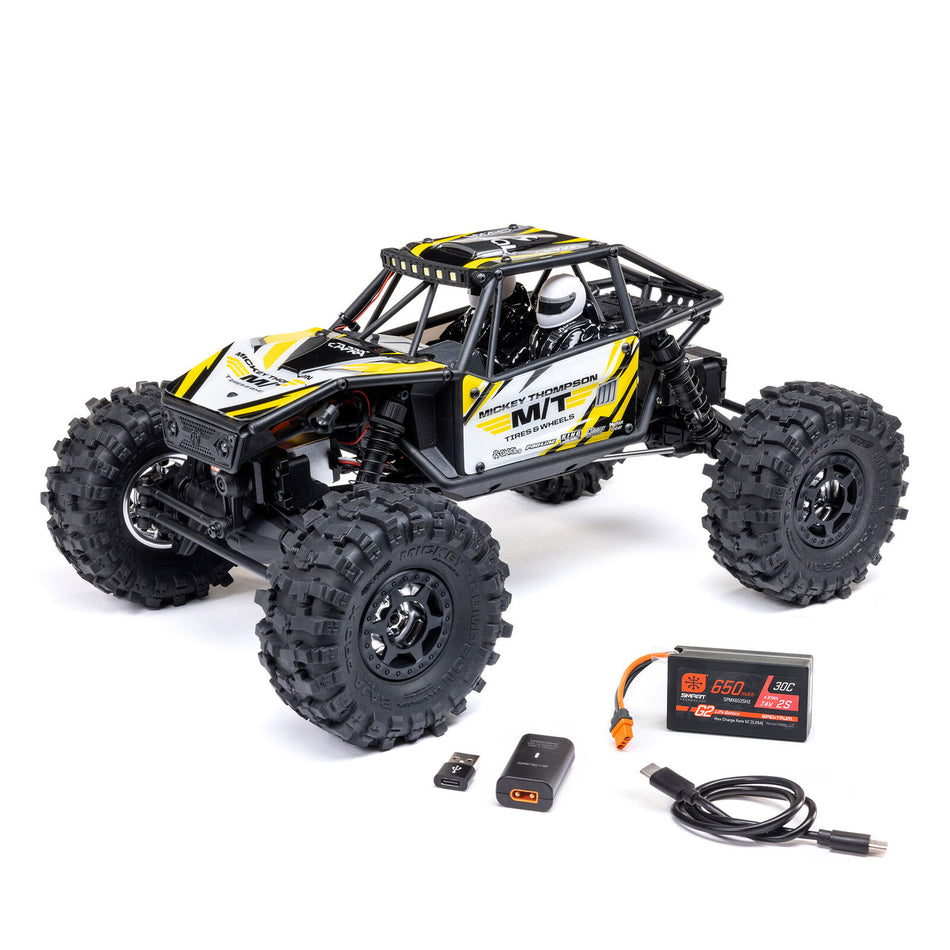 UTB18 Capra 4WS 1/18th 4x4 RTR, Yellow