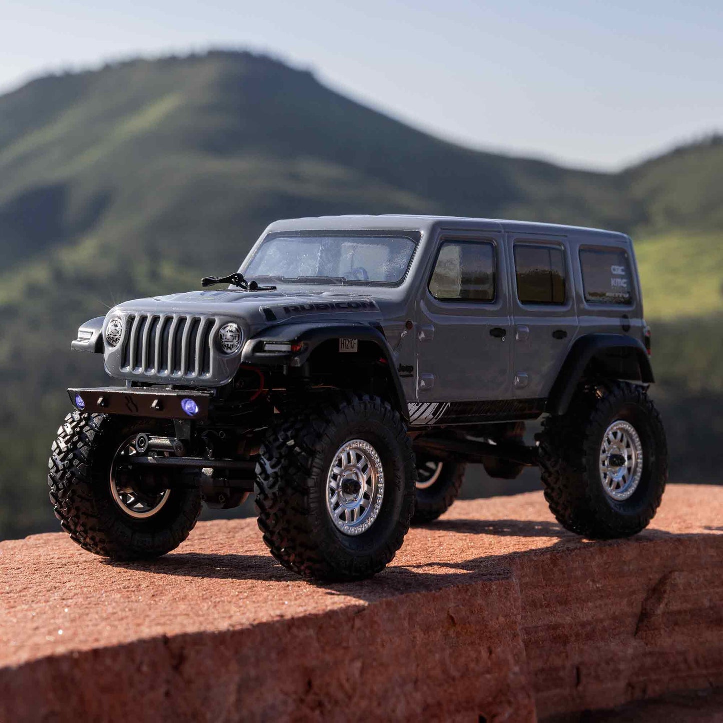 SCX24 2019 Jeep Wrangler JLU CRC, Gray: 1/24 4WD RTR