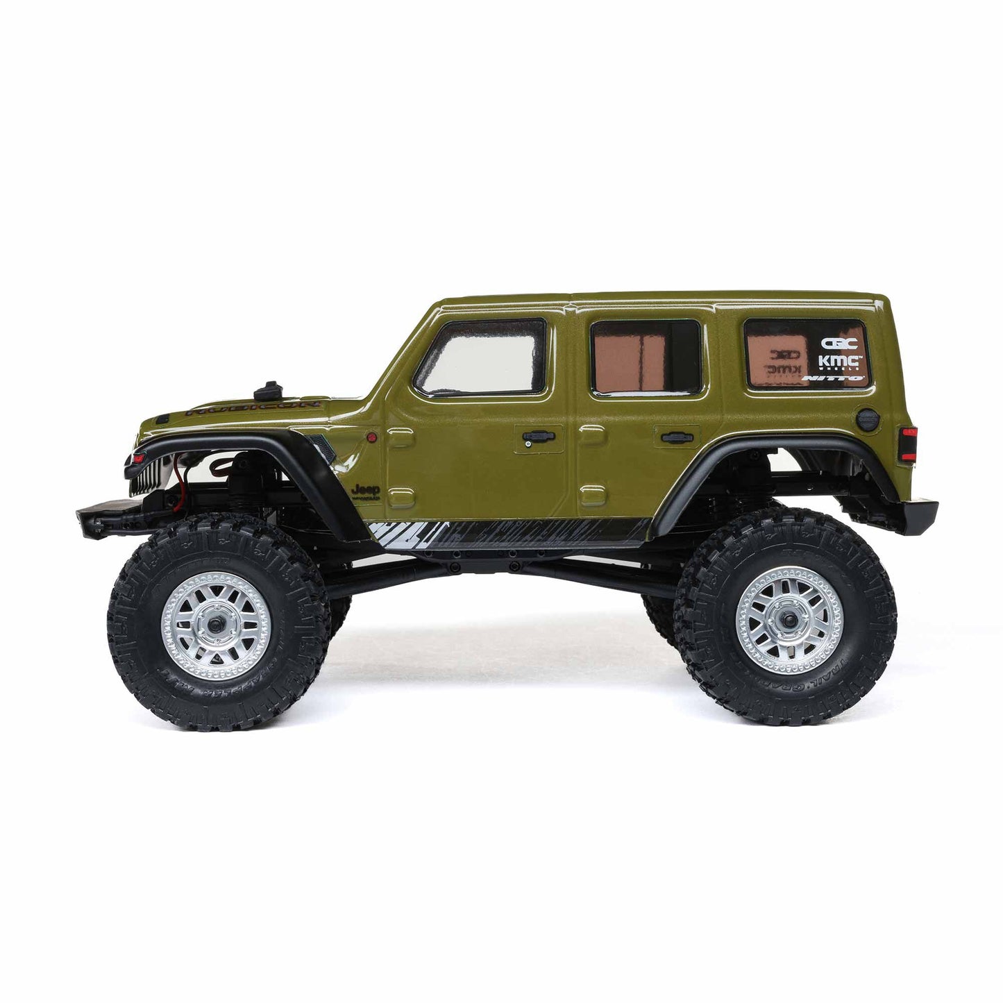 SCX24 2019 Jeep Wrangler JLU CRC, Green: 1/24 4WD RTR