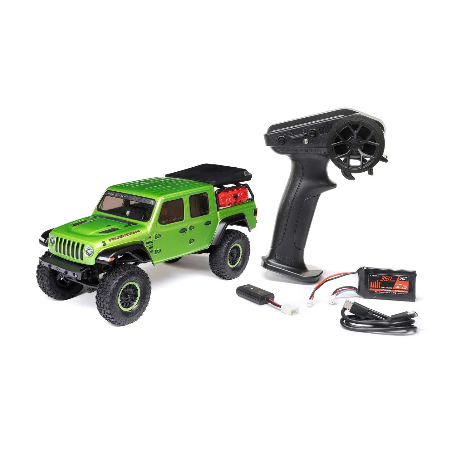 SCX24 Jeep Gladiator 4WD Rock Crawler RTR, Green