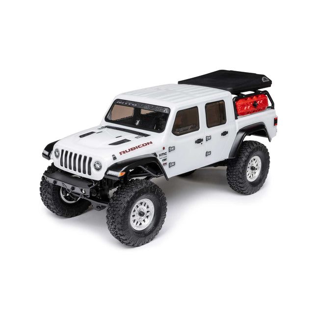 SCX24 Jeep Gladiator 4WD Rock Crawler RTR, White