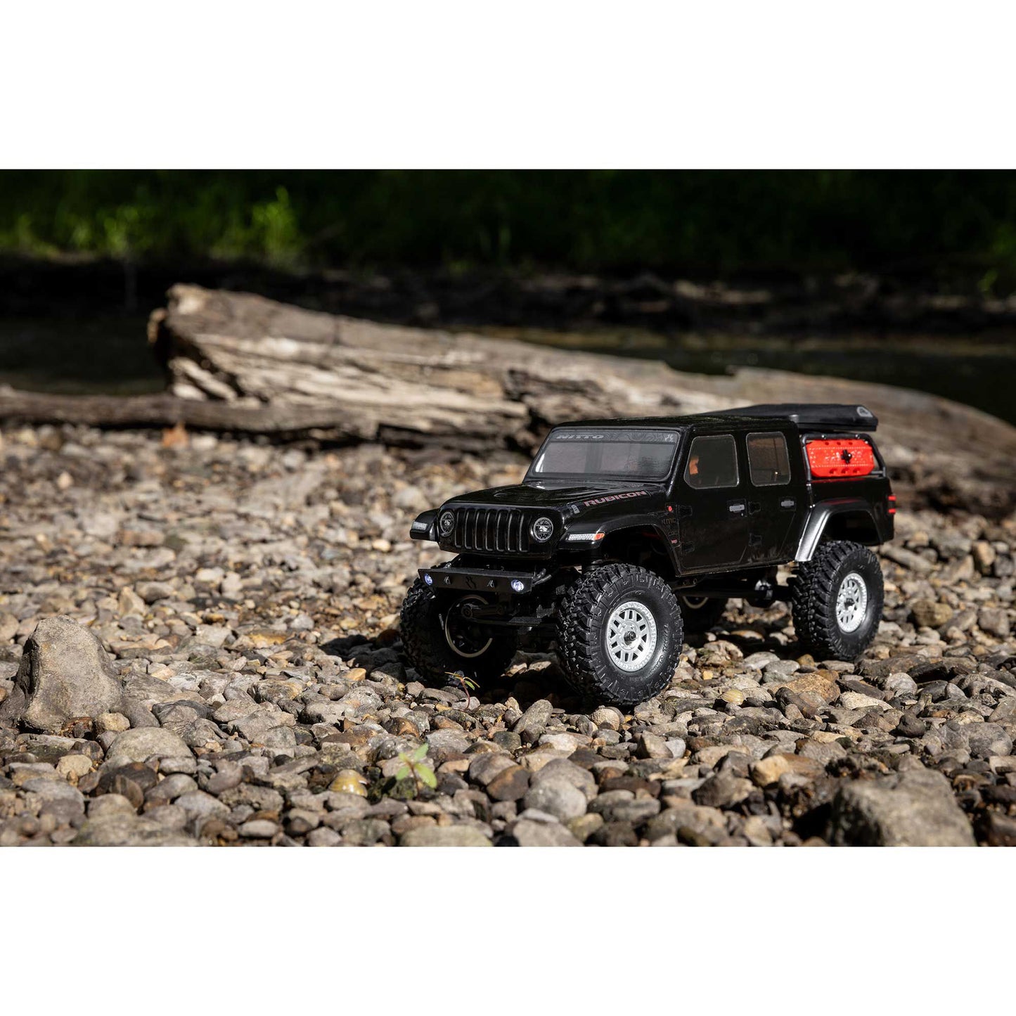 SCX24 Jeep Gladiator 4WD Rock Crawler RTR, Black