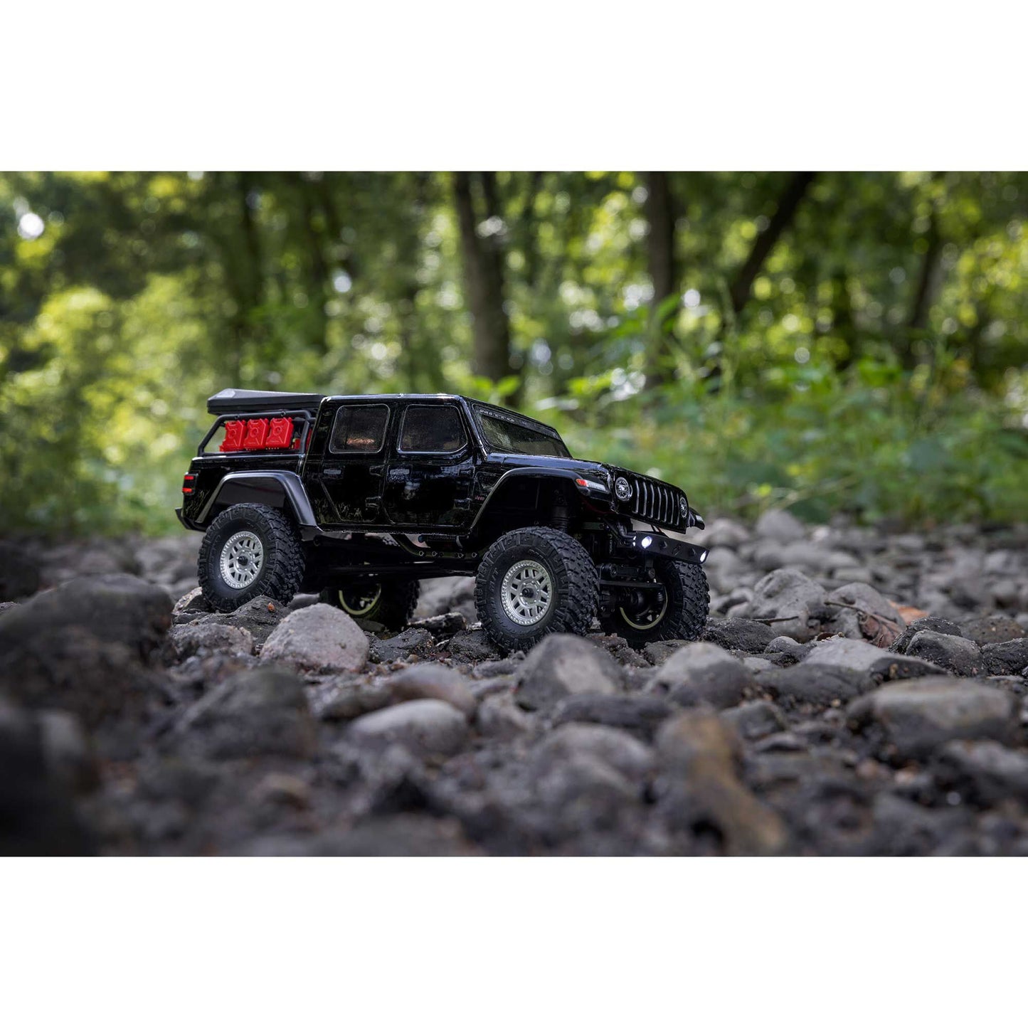 SCX24 Jeep Gladiator 4WD Rock Crawler RTR, Black