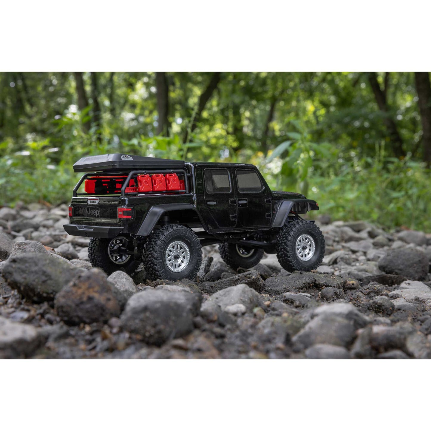 SCX24 Jeep Gladiator 4WD Rock Crawler RTR, Black