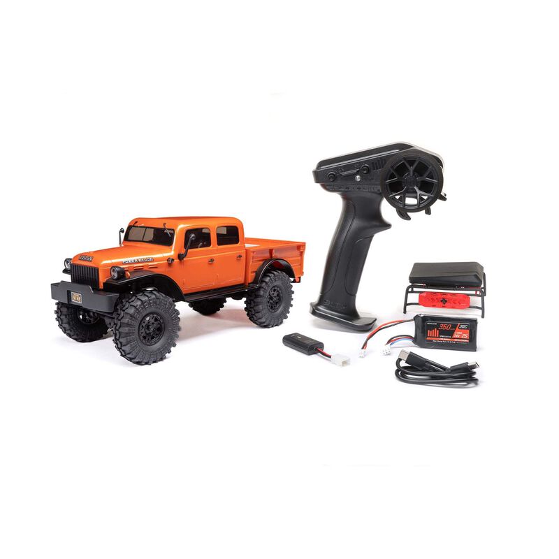 Axial SCX24 1940s Dodge Power Wagon - Orange, 1/24, 4WD-RTR