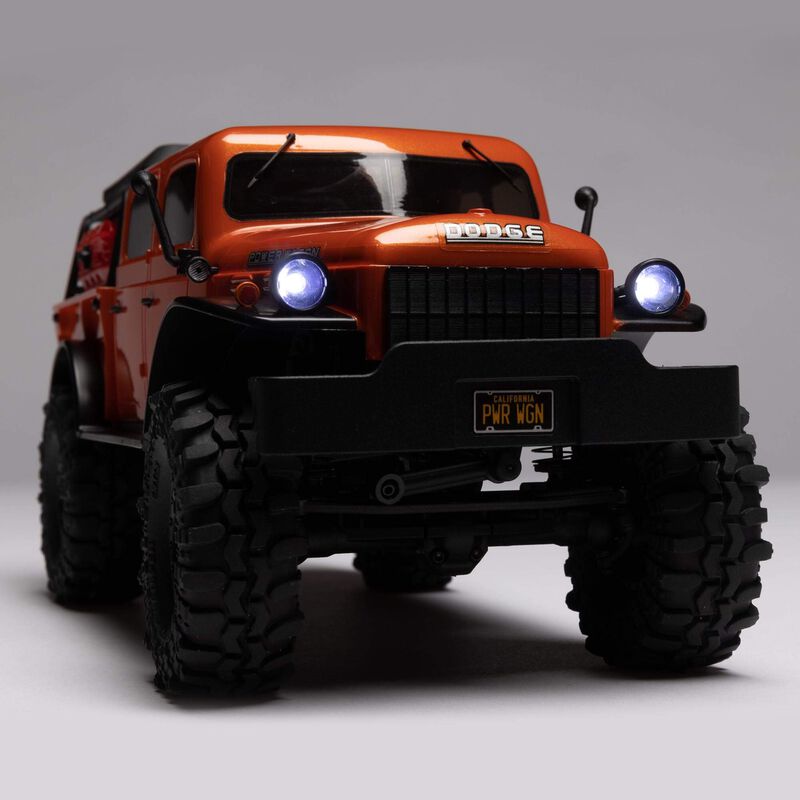 Axial SCX24 1940s Dodge Power Wagon - Orange, 1/24, 4WD-RTR