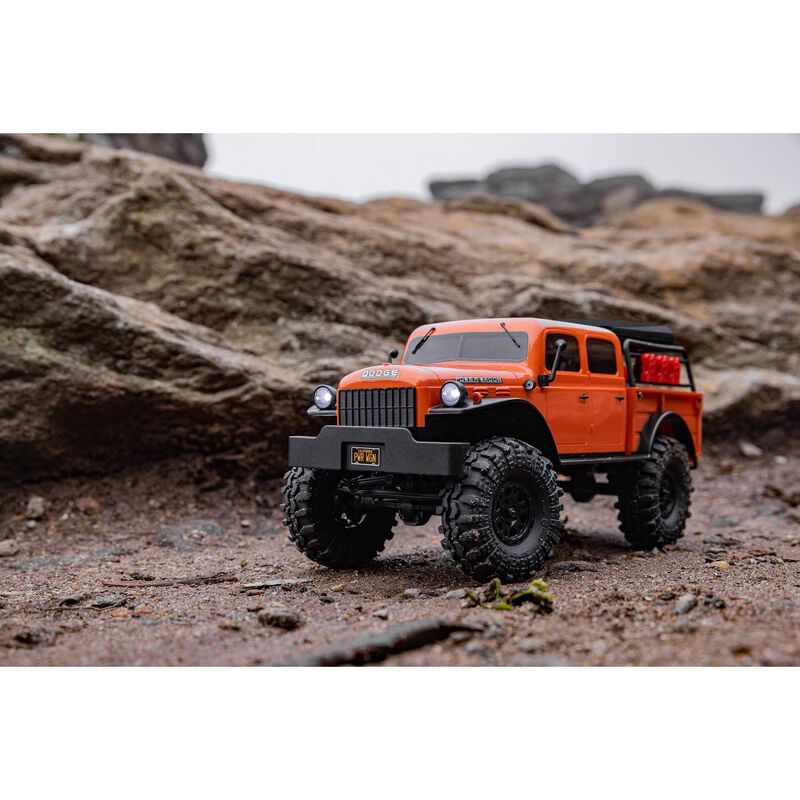 Axial SCX24 1940s Dodge Power Wagon - Orange, 1/24, 4WD-RTR