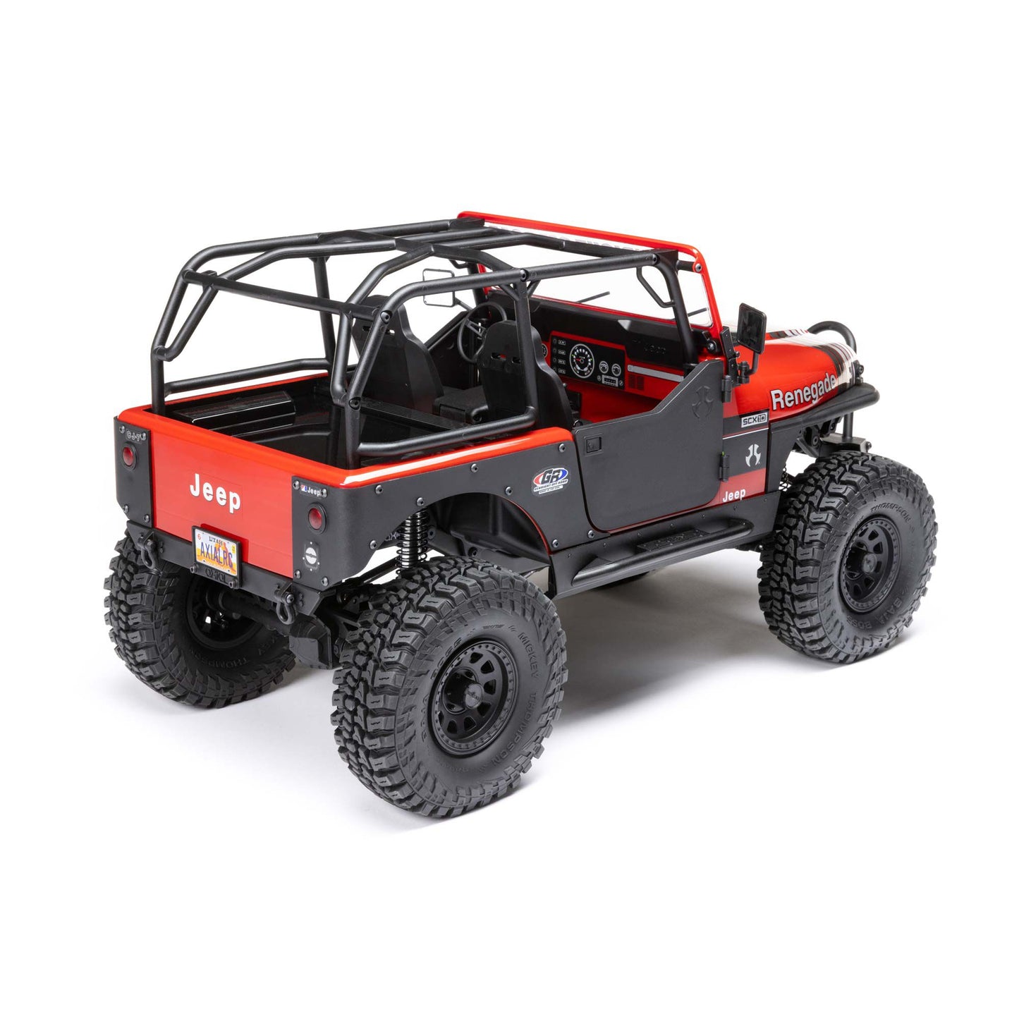 Axial 1/10 SCX10 III Jeep CJ-7 4WD Brushed RTR, Red