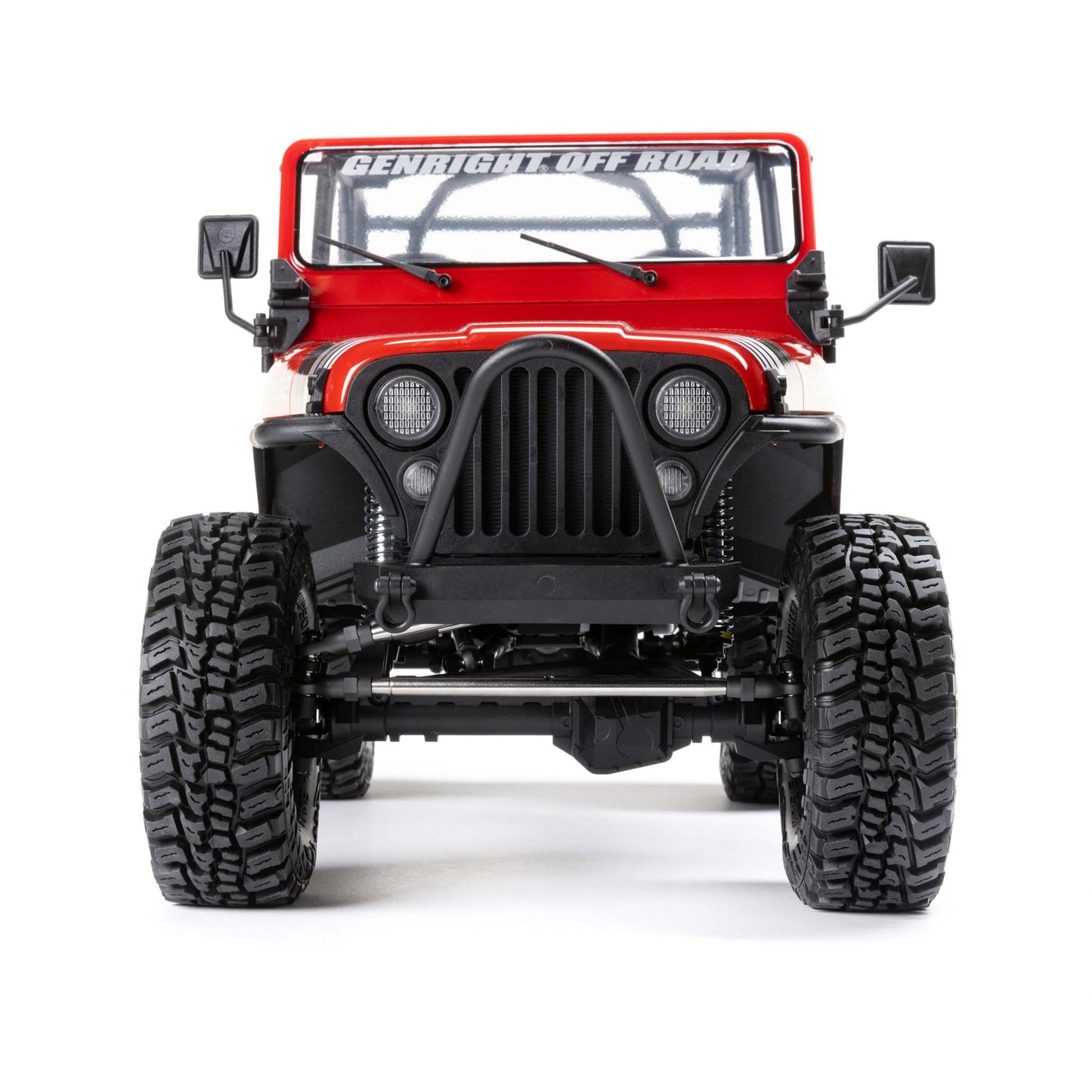 Axial 1/10 SCX10 III Jeep CJ-7 4WD Brushed RTR, Red